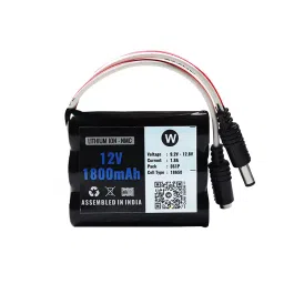 WATTNINE QC1408 1800 mAh 9.2 - 12.8 V Rechargeable Lithium Black-22