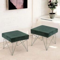 Ikiriya Asansol Green Sheesham Wood Accent Stools-picture-11