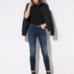 Vero Moda Blue Cotton Skinny Fit Jeans-image-16