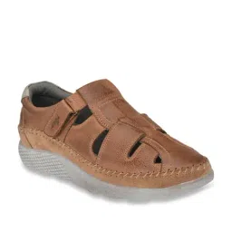 Delize Men's Tan Fisherman Sandals-picture-23