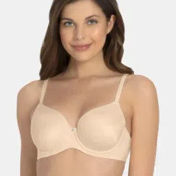 Amante Almond Under Wired Padded T-Shirt Bra-picture-11