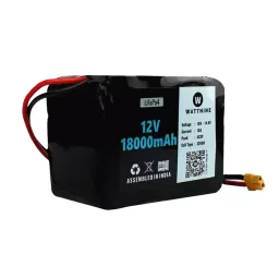 WATTNINE QC1313  10 - 14.6 V Lithium ion Battery  Black-26