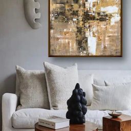 The Art House Abstract Multicolor Canvas Wall Painting-image-99