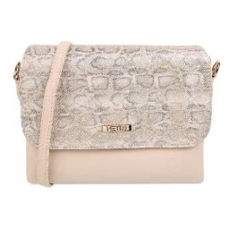 Metro Peach Textured Medium Sling Handbag-8