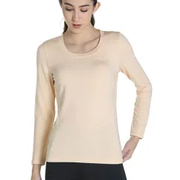 Puma Beige Logo Print Thermal Top-27