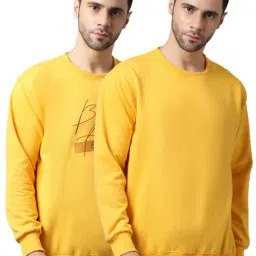 Vimal Jonney Yellow Regular Fit Printed Sweatshirts - Pack of 2-picture-44