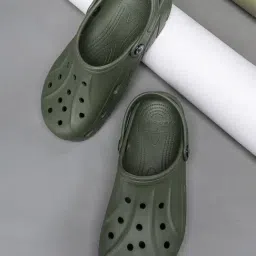 Red Tape Men's Olive Back Strap Clogs-image-40