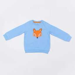 H by Hamleys Infants Boys Light Blue Applique Full Sleeves Sweatshirt-image-92
