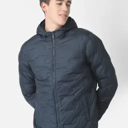 Crimsoune Club Navy Regular Fit Hooded Jacket-picture-41