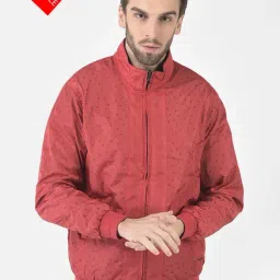 Crimsoune Club Maroon & Navy Regular Fit Printed Reversible Jacket-picture-26