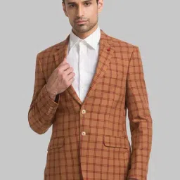 Raymond Brown Regular Fit Checks Blazer-image-92