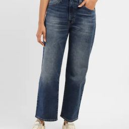Levi's Blue Cotton Relaxed Fit Mid Rise Jeans-picture-30