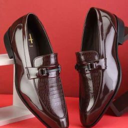 Hydes N Hues Men's Brown Formal Loafers-image-8