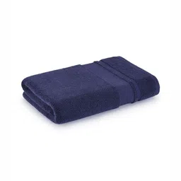 Boutique Living India Navy Blue 1 Cotton 600 GSM Bath Towel-picture-25