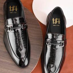 Hydes N Hues Men's Black Formal Loafers-image-96