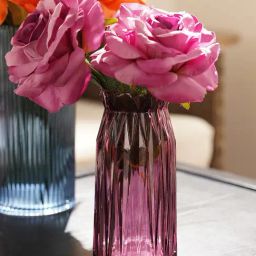 Pure Home And Living Purple Glass Vases-image-69