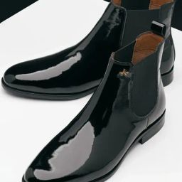 Arrow Men's Black Chelsea Boots-image-98