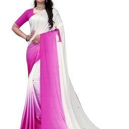 Pemal Designer Ombre Printed Pure Crepe Saree-picture-15