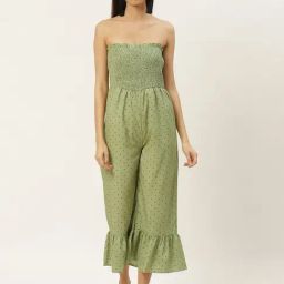 DODO & MOA Green Printed Jumpsuit-image-71