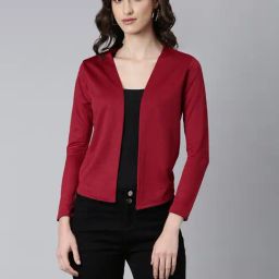SHOWOFF Maroon Shrug-picture-33