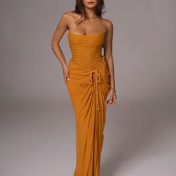 Bee Boe Women Pleated Maxi Skirt-82