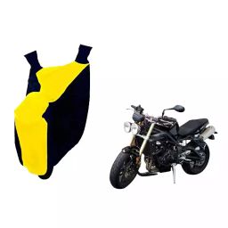 Auto Pearl Waterproof Two Wheeler Cover For Triumph Street Triple (Yellow & Blue)-picture-12
