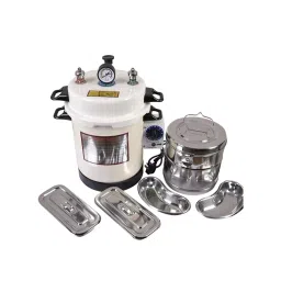 Florix Nation Pressure Cooker Type Autoclave 13 L Epoxy Finish with Dressing Drum-image-94