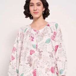 Akkriti by Pantaloons White Printed Tunic-picture-7