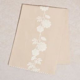 Westside Home Beige Floral Embroidered Table Runner-picture-22
