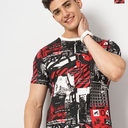 The Indian Garage Co Men Pack Of 2 Round Neck T-shirt-image-98