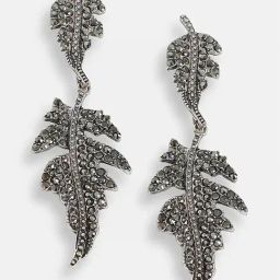 Sohi Silver Plated Party Designer Stone Drop Earrings-38