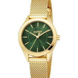 ESPRIT ES1L434M0095 Pointy Mesh Analog Watch For Women-image-32
