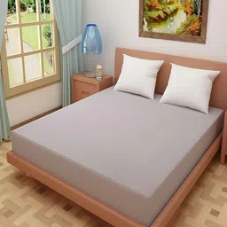 Myntra Elegant Homes Grey Terry Water Resistant Mattress Protector-image-54
