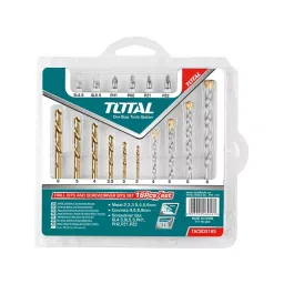 Total TACSD3165 HSS Drill Bits And Screwdriver Bits Set (Set of 16)-29