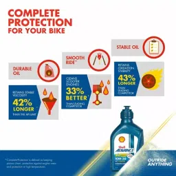 Shell Advance AX7 800 ml Bottle 10W-30 Engine Oil for Scooter image 2
