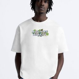 MISCHIEF MONKEY Men Typography Printed Round Neck Pure Cotton T-shirt-picture-36