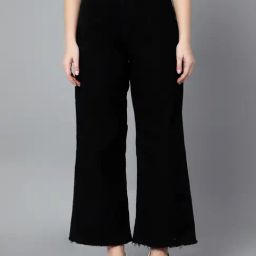 Cantabil Black Regular Fit Mid Rise Jeans-picture-6