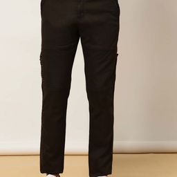 beevee Men Classic Mid-Rise Cotton Trousers-image-75