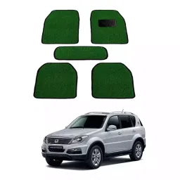 Auto Pearl HD5M259 PVC and Plastic Standard Mat for SsangYong Rexton 2005-2015 (Green)-image-31