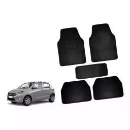Auto Pearl CMBK36 Polyester Standard Mat for Maruti Celerio (Black)-picture-20