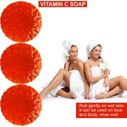 GROOVY Pack Of 3 Vitamin C Soaps - 100 g Each image 2