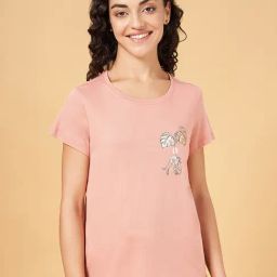 Dreamz by Pantaloons Pink Cotton Printed T-Shirt-picture-23