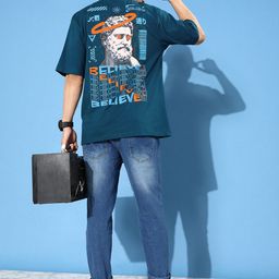 Difference of Opinion Printed Pure Cotton Oversized T-shirt-image-48