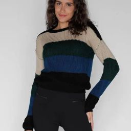 Identiti Multicolor Cotton Color-Block Pullover-image-78
