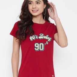 HESHA Women Typography Printed T-shirt-picture-22