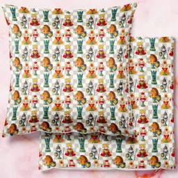 ArtzFolio Multicoloured Set of 2 Square Cushion Covers-18