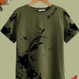 Dagcros Boys Olive Tshirts-40