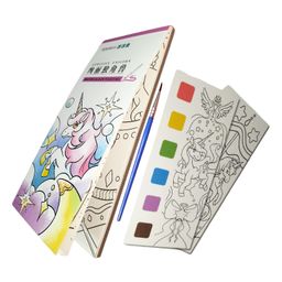Fingo Brain Water color Paint Book  Unicorn Theme- Multicolor-19