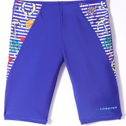 LOBSTER   Swimming Jammers  with Sea Life Theme Print  - Blue-image-38