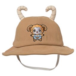 Kid-O-World Sheep Embroidered Cap -  Brown-21